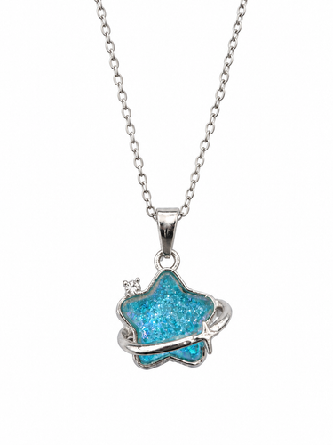 گردنبند آویز ستاره رنگی